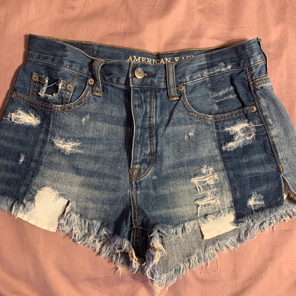 AE high rise shorts